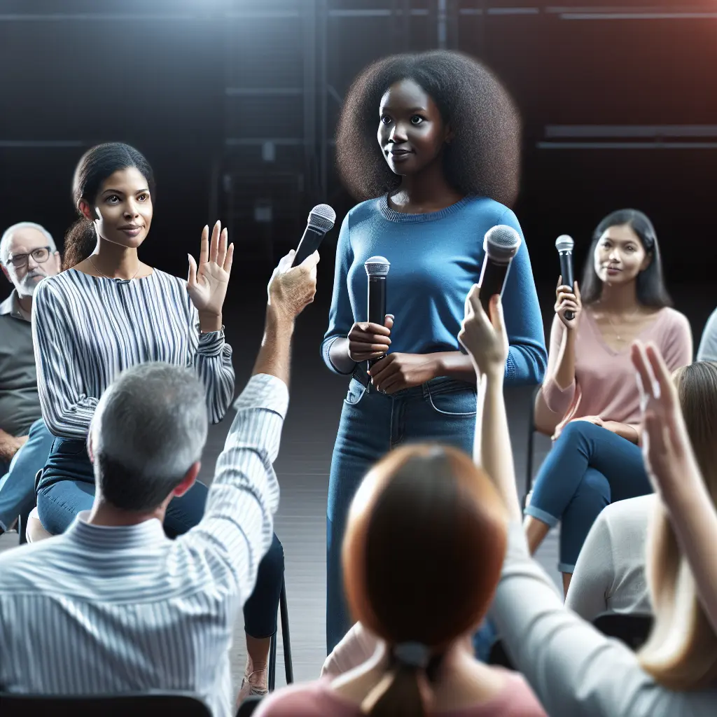 Navigating Audience Questions During Public Speaking Events